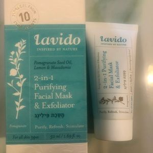 Lavido purifying facial & exfoliating mask, NWT